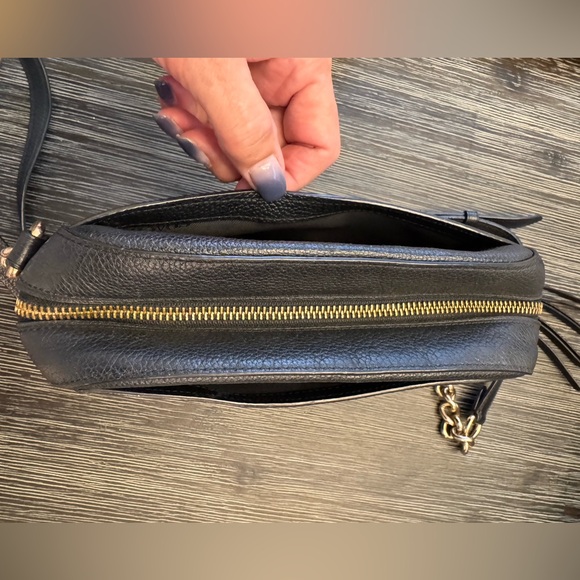 Coach Black Pebbled Leather Camera Crossbody Bag - Picture 8 of 15